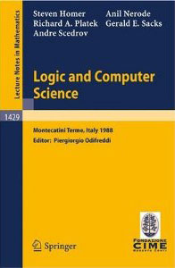 Logic and Computer Science: C.I.M.E. Lectures (1990)